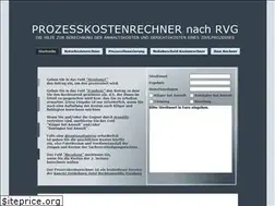 Sites similar to prozesskostenrechner.de