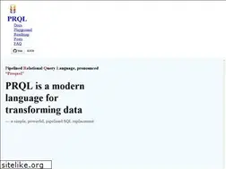 Sites similar to prql-lang.org