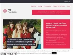 Sites similar to prsformusicfoundation.com