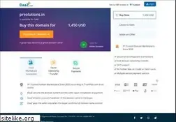 Sites similar to prsolutions.in