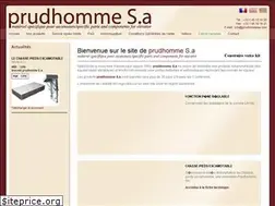 Sites similar to prudhomme-sa.com