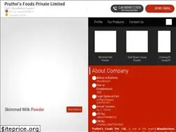 Sites similar to pruthvisfoods.com