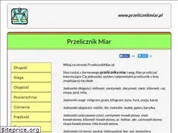 Sites similar to przelicznikmiar.pl