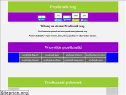 Sites similar to przelicznikwag.pl