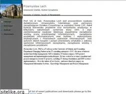 Sites similar to przemyslawlech.info.pl