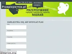 Sites similar to przepisywanie.pl