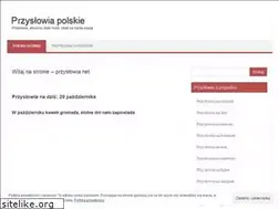 Sites similar to przyslowia.net