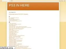 Sites similar to ps3inhere.blogspot.com