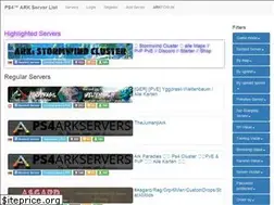 Sites similar to ps4arkservers.com