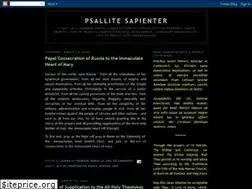Sites similar to psallitesapienter.blogspot.com