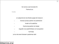 Sites similar to psalmerna.se