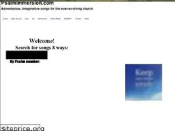 Sites similar to psalmimmersion.com