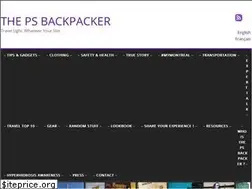 Sites similar to psbackpacker.com