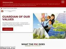 Sites similar to psc.gov.sg