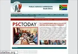 Sites similar to psc.gov.za