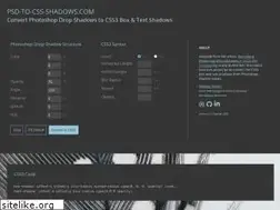 Sites similar to psd-to-css-shadows.com