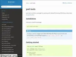 Sites similar to psd-tools.readthedocs.io