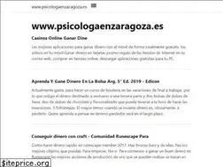 Sites similar to psicologaenzaragoza.es