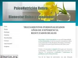 Sites similar to psicologiaynutricionretiro.es