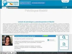 Sites similar to psicologos.org.es