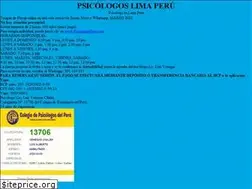 Sites similar to psicologoslima.com