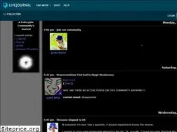 Sites similar to psilocybin.livejournal.com