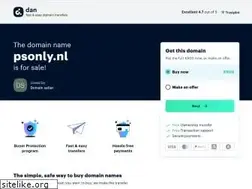 Sites similar to psonly.nl
