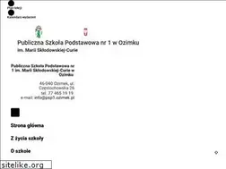 Sites similar to psp1.ozimek.pl