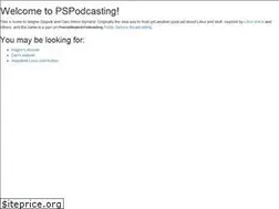Sites similar to pspodcasting.net