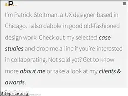Sites similar to pstoltman.com