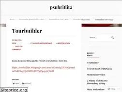Sites similar to psubritlit2.wordpress.com