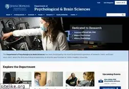 Sites similar to psy.jhu.edu