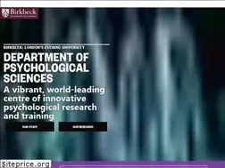 Sites similar to psyc.bbk.ac.uk