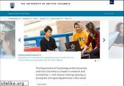 Sites similar to psych.ubc.ca