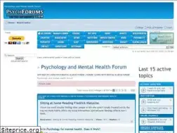 Sites similar to psychforums.com
