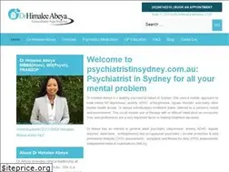 Sites similar to psychiatristinsydney.com.au