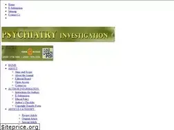 Sites similar to psychiatryinvestigation.org