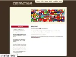 Sites similar to psycholanguage.com