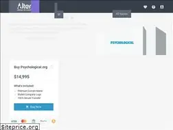 Sites similar to psychological.org