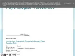 Sites similar to psychologicalresources.blogspot.com