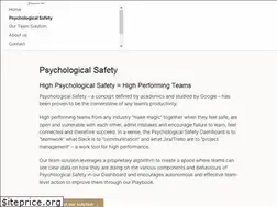 Sites similar to psychologicalsafety.works