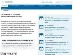 Sites similar to psychologische-hochschule.de