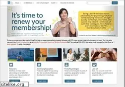 Sites similar to psychologists.bc.ca