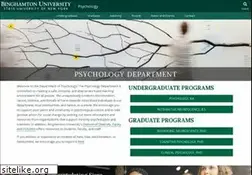 Sites similar to psychology.binghamton.edu