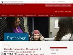 Sites similar to psychology.cua.edu