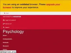 Sites similar to psychology.uh.edu