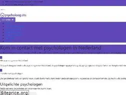 Sites similar to psycholoog.site