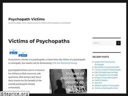 Sites similar to psychopathvictims.com