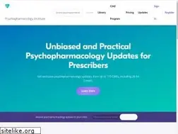 Sites similar to psychopharmacologyinstitute.com