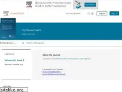 Sites similar to psychosomaticsjournal.org